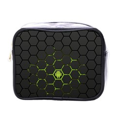 Green Android Honeycomb  Mini Toiletries Bags