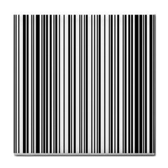 Barcode Pattern Tile Coasters