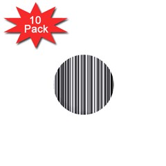 Barcode Pattern 1  Mini Buttons (10 pack) 