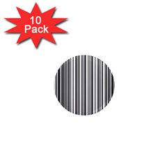 Barcode Pattern 1  Mini Magnet (10 pack) 