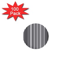 Barcode Pattern 1  Mini Buttons (100 pack) 