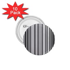 Barcode Pattern 1.75  Buttons (10 pack)