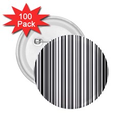 Barcode Pattern 2.25  Buttons (100 pack) 