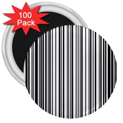 Barcode Pattern 3  Magnets (100 pack)