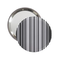 Barcode Pattern 2.25  Handbag Mirrors