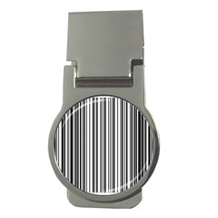 Barcode Pattern Money Clips (Round) 