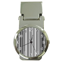 Barcode Pattern Money Clip Watches