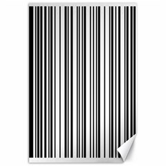 Barcode Pattern Canvas 20  x 30  