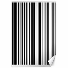 Barcode Pattern Canvas 24  x 36 