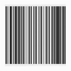 Barcode Pattern Medium Glasses Cloth