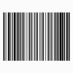 Barcode Pattern Large Glasses Cloth