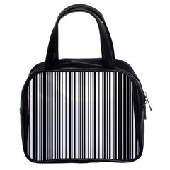 Barcode Pattern Classic Handbags (2 Sides)