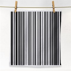 Barcode Pattern Face Towel