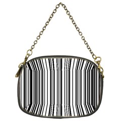 Barcode Pattern Chain Purses (One Side) 