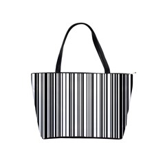 Barcode Pattern Shoulder Handbags