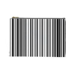 Barcode Pattern Cosmetic Bag (Large) 