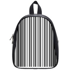 Barcode Pattern School Bags (Small) 