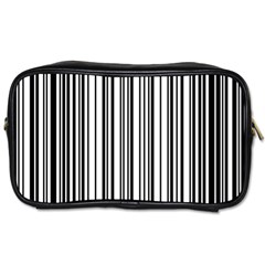 Barcode Pattern Toiletries Bags