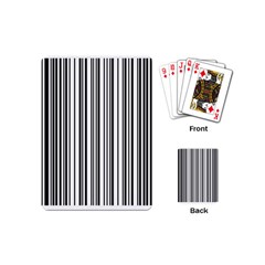 Barcode Pattern Playing Cards (Mini) 