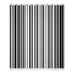 Barcode Pattern Shower Curtain 60  x 72  (Medium) 