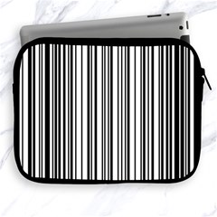 Barcode Pattern Apple iPad 2/3/4 Zipper Cases