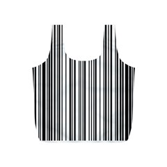 Barcode Pattern Full Print Recycle Bags (S) 