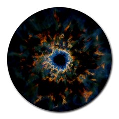 Crazy Giant Galaxy Nebula Round Mousepads