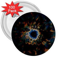 Crazy Giant Galaxy Nebula 3  Buttons (100 pack) 