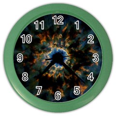 Crazy Giant Galaxy Nebula Color Wall Clocks