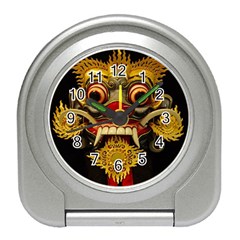 Bali Mask Travel Alarm Clocks