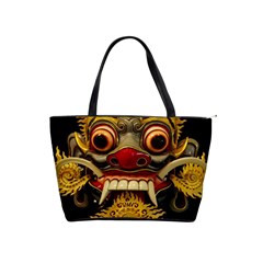 Bali Mask Shoulder Handbags