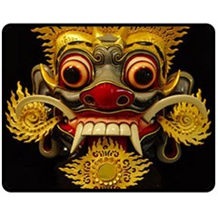 Bali Mask Fleece Blanket (Medium) 