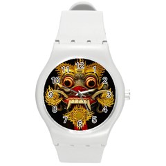 Bali Mask Round Plastic Sport Watch (M)