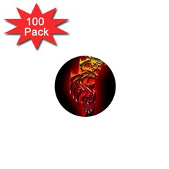 Dragon Fire 1  Mini Magnets (100 pack) 