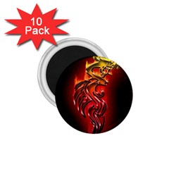 Dragon Fire 1.75  Magnets (10 pack) 