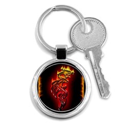 Dragon Fire Key Chains (Round) 