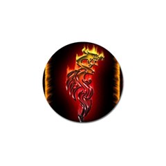 Dragon Fire Golf Ball Marker