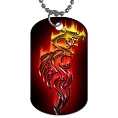 Dragon Fire Dog Tag (Two Sides)