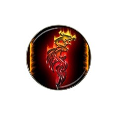 Dragon Fire Hat Clip Ball Marker (4 pack)