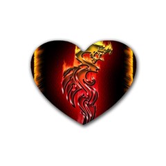 Dragon Fire Heart Coaster (4 pack) 