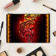 Dragon Fire Cosmetic Bag (Large) 