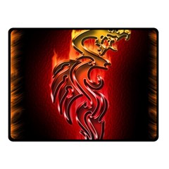 Dragon Fire Fleece Blanket (Small)