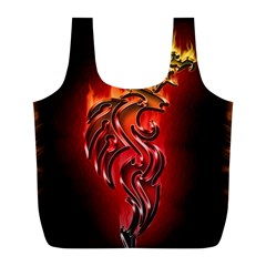 Dragon Fire Full Print Recycle Bags (L) 