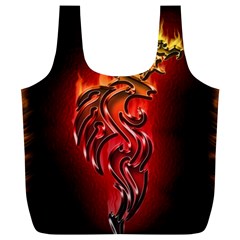 Dragon Fire Full Print Recycle Bags (L) 