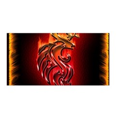 Dragon Fire Satin Wrap