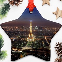 Paris At Night Ornament (Star)