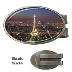 Paris At Night Money Clips (Oval) 