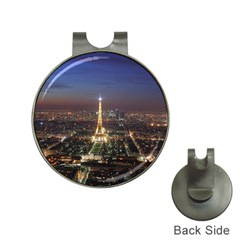 Paris At Night Hat Clips with Golf Markers