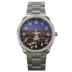 Paris At Night Sport Metal Watch