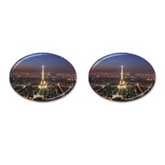 Paris At Night Cufflinks (Oval)